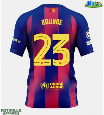 Barcelona Jules Kounde #23 Hemmatröja 2025-26 Kortärmad